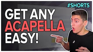 Get the ACAPELLA of ANY SONG 🎙️ #Shorts