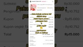 Coba belanja pertama kali ditiktok shop, pakai Kupon promo pelanggan baru \u0026 gratis ongkir, COD pula