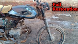 Restoration|Unique Ud 70 Motorcycle|70 cc bike restoration|