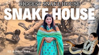 Snake Hosuse 🐍 | Karachi Zoo 2025 | Karachi Zoo 7D motion Ride | Karachi’s Oldest Zoo