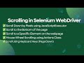 How to Scroll in Selenium WebDriver Java | JavaScriptExecutor, Actions, and Keys