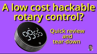 Can this cheap timer hardware be converted into a smart rotary control with built-in display?