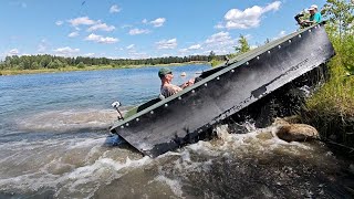 Народный вездеход АГ23 Часть 2  Плавание и движение по склону