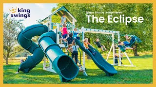 The Eclipse | Large Swing Set with 3 SLIDES | King Swings