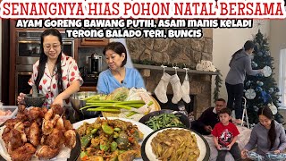 AYAM GORENG BAWANG PUTIH,TUMIS KELADI,SAMBEL TERONG TERI | SUKACITA DEKOR POHON NATAL BERSAMA 2024