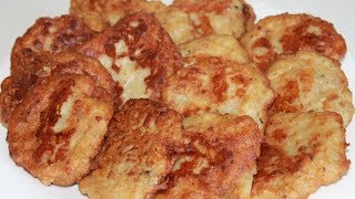 Ленивые беляши (пирожки) или оладьи с мясом