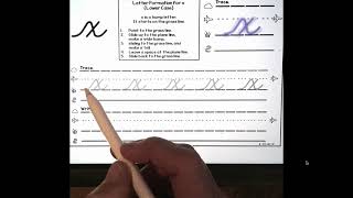 x Lower Case - Wilson Cursive