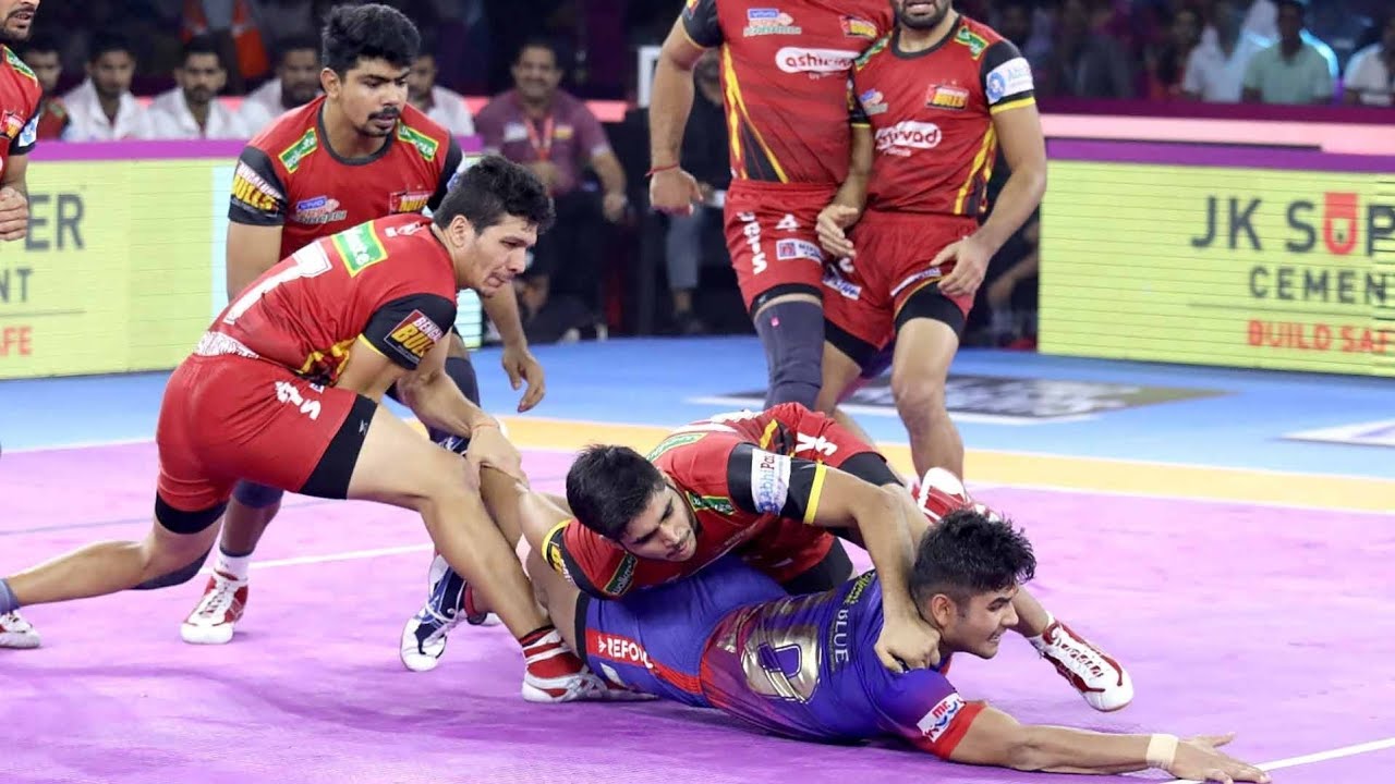 Pro Kabaddi 2019 Highlights | Dabang Delhi Vs Bengaluru Bulls | M105 ...