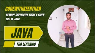 Find Duplicate Elements in ArrayList Using Java 8 | Interviews | CodeWithKeerthan