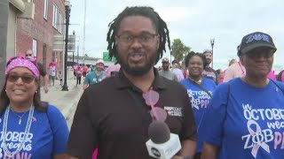 'Wonderful opportunity to celebrate': Hundreds participate in Jacksonville's Breast Cancer Awareness