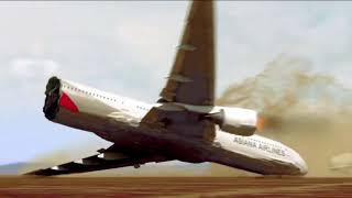 Asiana Airlines Flight 214- Crash Animation￼