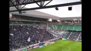 ASSE MHSC |Enorme échange entre le kop nord et le kop sud alors que l’équipe est menée 1 0