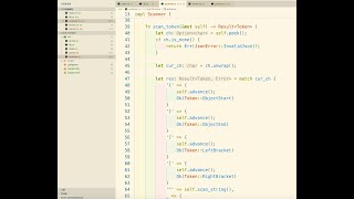 Rust Json Parser Part2 - Scan Bracket and String