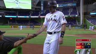 CIN@MIA: Realmuto scores on Romano's error