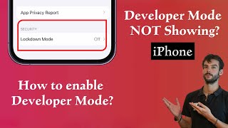 How to Enable Developer Mode iPhone | Developer Mode Not Showing, missing | Developer mode required