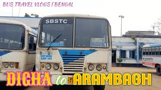 🚌Detailed Bus Journey from Digha to Arambagh onboard SBSTC Bus