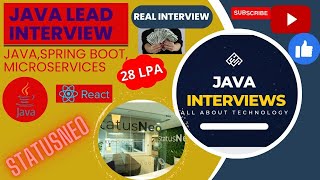 statusneo interview Questions | java interview questions | Java 8 coding Interview |Microservices