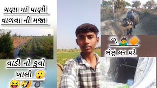 આજે આપણે ચણા પાવા ના સે 😁😀🙄ful vlog