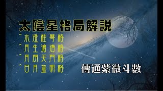 紫微斗數--傳通談《太陰星格局》→高階→遠距教學上課片段(另附真實案例解析)。