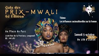 Gala des Prix-Mwali, 6è édition, samedi 5 cotobre 2024. À réserver dans votre agenda