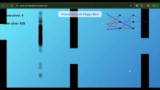 Self-Learning Flappy-Bird using Neural Networks + Genetic Algorithm