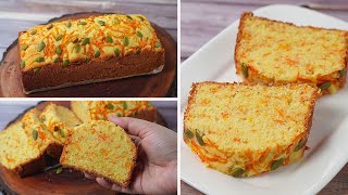 Soft Spongy Carrot Plain Cake Recipe | Easy Carrot Cake Recipe | Yummy