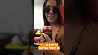 Bayley has arrived and she says Iyo Sky will have a championship 👀 #summerslam #bayley #iyosky #wwe