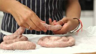 How To - prepare the catherine wheel sausage from 30-Minute Meals