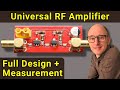 Simple Universal RF Amplifier PCB Design - From Schematic to Measurements