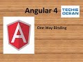 Angular one way binding