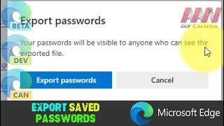 How to Export Saved Passwords on Microsoft Edge Chromium