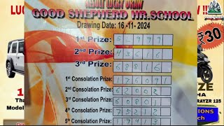 Ka result Lucky Draw ba la pynlong da ka Good Shepherd  Secondary School Ladrymbai