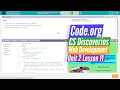 Styling Elements with CSS - Lesson 11.8 - Web Development Code.org CS Discoveries
