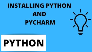Python Tutorial For Beginners 1 - Installing Python and PyCharm