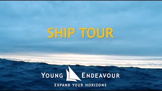 Tall Ship Young Endeavour video tour