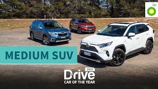 2020 Best Medium SUV: Toyota RAV4, Subaru Forester, Honda CR-V | 2020 Drive Car of the Year