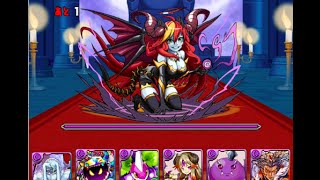 【パズドラ実況】管理人が無課金編成でヘラ降臨を攻略してみた【神王妃の不夜城】