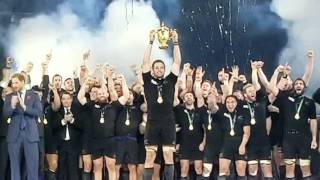 All Blacks Rugby World Cup 2015 Prize Giving Celebration