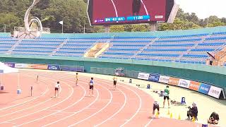 2024 교보생명컵 육상대회(남초 6학년부 100m 결승 6레인 서울 고태성 11.65(대회신) 1위)