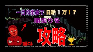 【バイナリーオプション】日給1万！？一目均衡表で順張り攻略