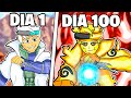 SOBREVIVI 100 DIAS NO NARUTO HOKAGE DO MINECRAFT O FILME