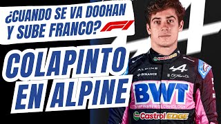 ¡Colapinto en el equipo Alpine de la Formula 1! ¿Cuándo se va Doohan y sube Franco? Aquí te decimos