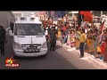 cm stalin வருகை அலைகடலென திரண்ட மக்கள் கூட்டம் vellore dmk cm convoy