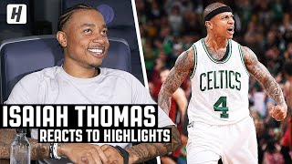 Isaiah Thomas Reacts To Isaiah Thomas Highlights! | The Reel