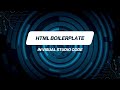 How to start a HTML project in 5 seconds in Visual Studio Code - HTML boilerplate