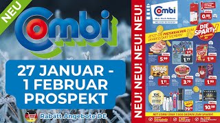 COMBİ Neuer Werbung Wochenprospekt - Rabatt Angebote DE | 27 Januar - 1 Februar 2025 Prospekt