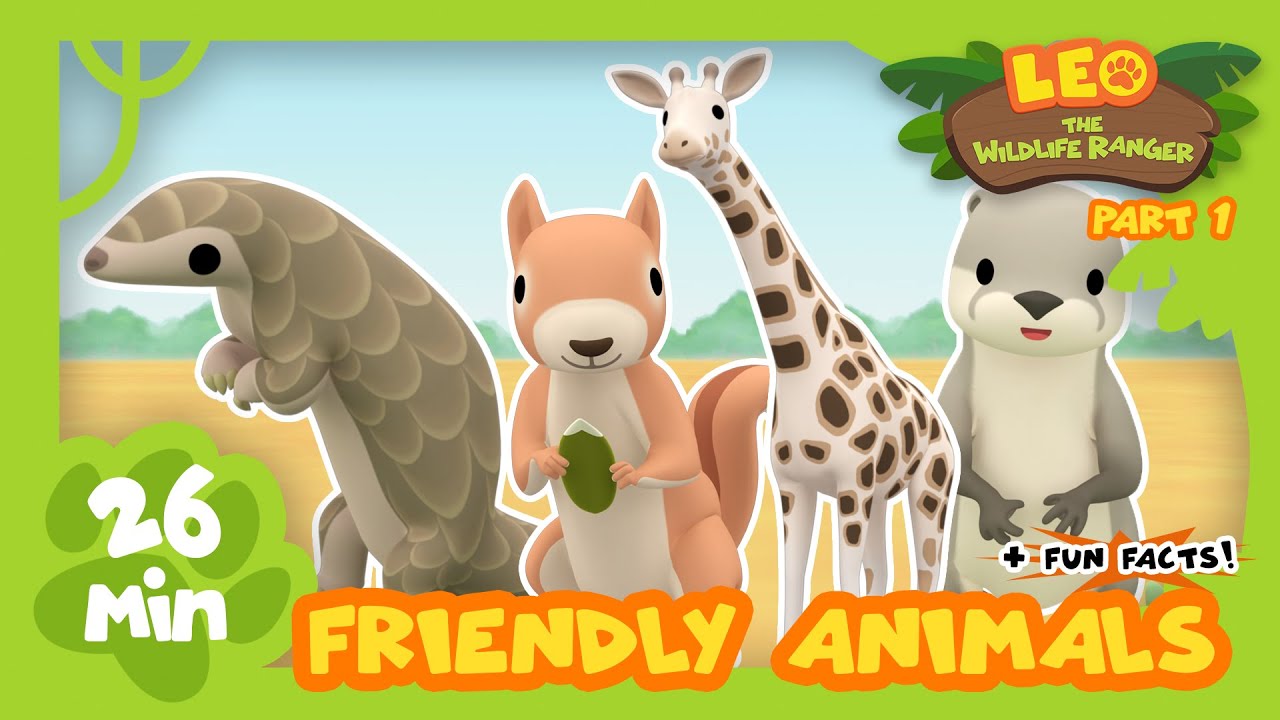 Friendly Animals (Part 1/3) - Fun & Educative Animals Stories For Kids ...