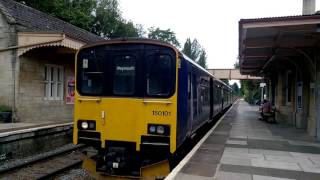 150101 Arriving and Departing at Bradford on Avon