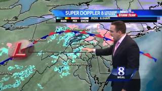 Patchy freezing drizzle, flurries ending