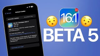 iOS 16.1 Beta 5 - One Step Closer to Final Release